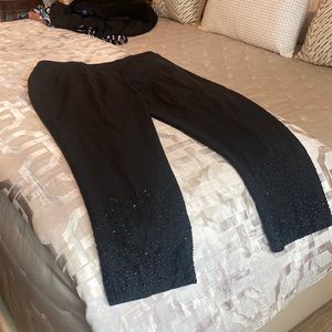 Talbots Signature black wool pants 18W never worn